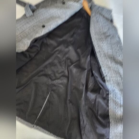 ECCOCI knit coat belted side pockets wool blend new without tags minimalist - Picture 11 of 16